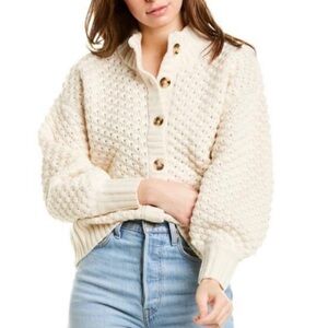 NWOT Madewell wool surrey bobble cardigan sweater